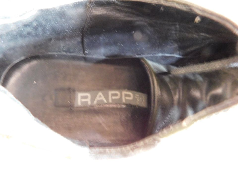 Damen-Halbschuhe - Rapp - Gr. 40 / 41 - grün / schwarz Schnürung in Buchen (Odenwald)