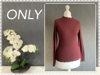 Only Shirt, rotbraun, Gr. S, Stehkragen Nordrhein-Westfalen - Gescher Vorschau