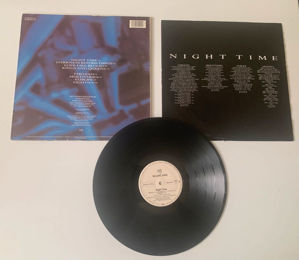 Killing Joke - Night Time - Vinyl - 12“ - New Wave in Alsdorf