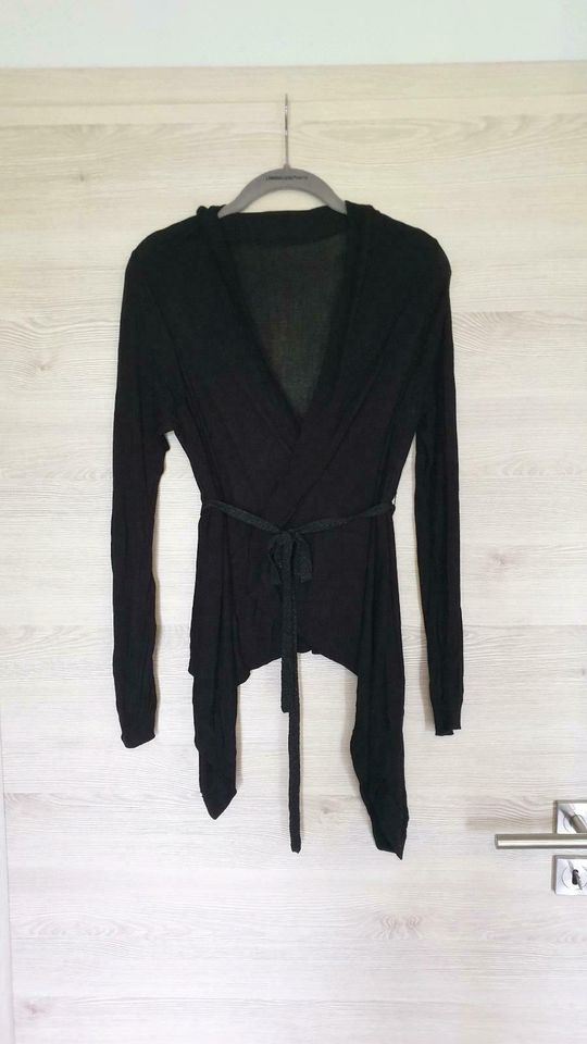 Umstandsweste Weste zum Binden schwarz H&M Mama XS S in Cham