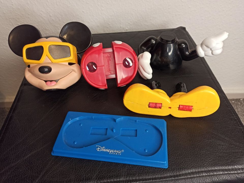 Mickey Mouse View Master vintage Fernglas Stempel Steckfigur Pump in Neubrandenburg