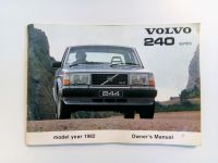 Volvo 242 244 245 - Betriebsanleitung 1982 England Bayern - Bamberg Vorschau