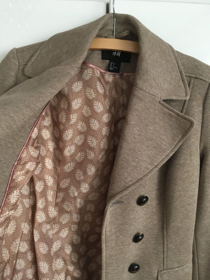 NEU - Beige Blazer Jacke H&M, Gr. XS / 34 in Mietingen