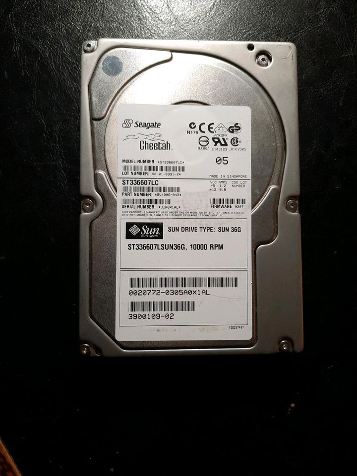 Seagate Cheetah ST336607LC,  SUN 36G, 1000RPM in Haar