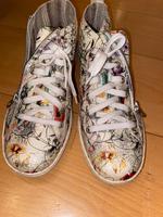 Glitzerschuhe mit Blumenmuster Bayern - Bamberg Vorschau