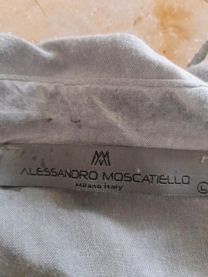 Alessandro Moscatiello Bluse w.NEU,grau,Nieten,Gr.40 in Herten