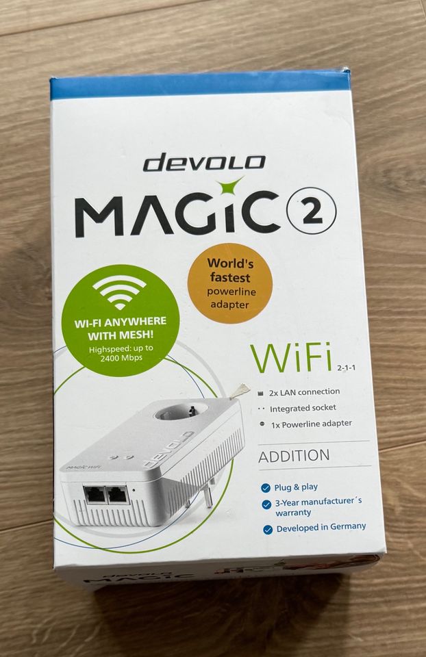 Devolo Powerline, Magic 2, MT3081, Einzeladapter, Ad-on Adapter in Rengsdorf