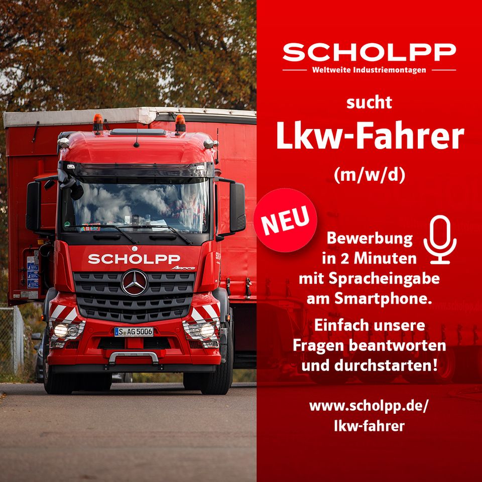 LKW-Fahrer (m/w/d) für Gerätetransporte in Bremen in Bremen