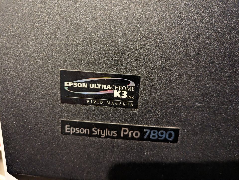 Epson Stylus Pro 7890 gebraucht funktionsfähig inkl. Folienreste in Sinntal