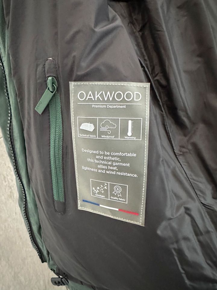 Oakwood Jacke Gr.S/36 Lederjacke Neuwertig Leder Daunenjacke in Karlsfeld