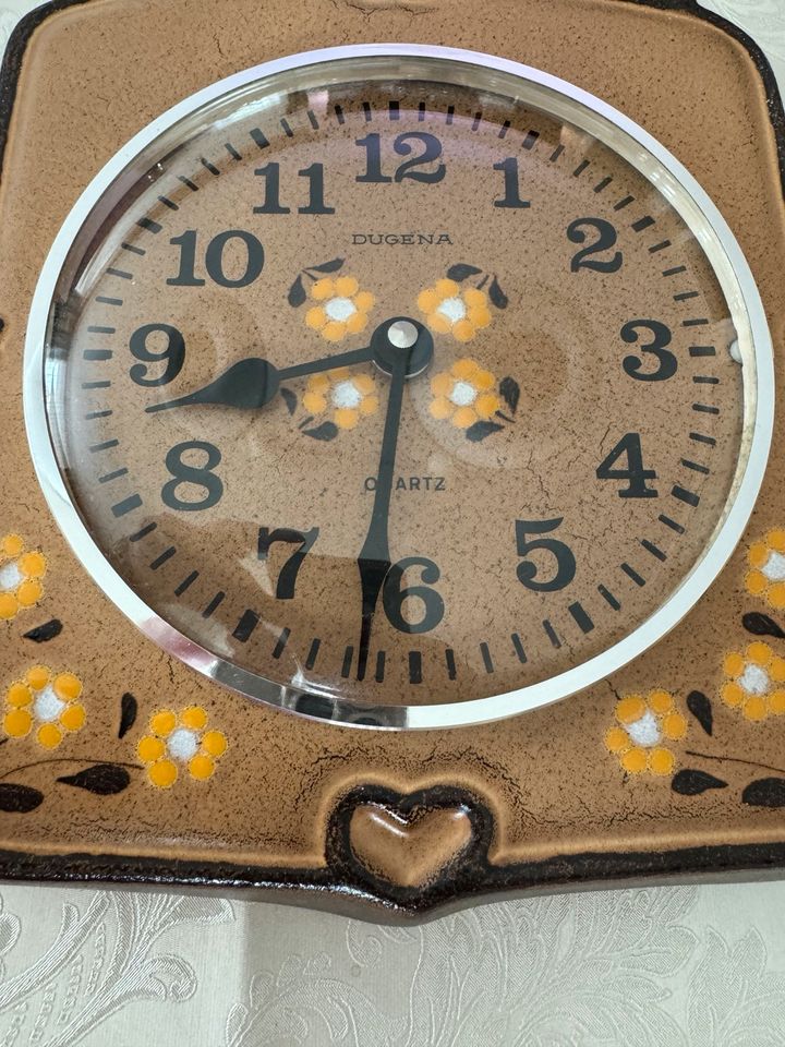 Küchenuhr DUGENA Retro 70er Jahre Top Zustand ❤️❤️❤️ in Tessin