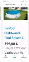 Stahlwandpool 360 x 110 Bayern - Poppenhausen Vorschau