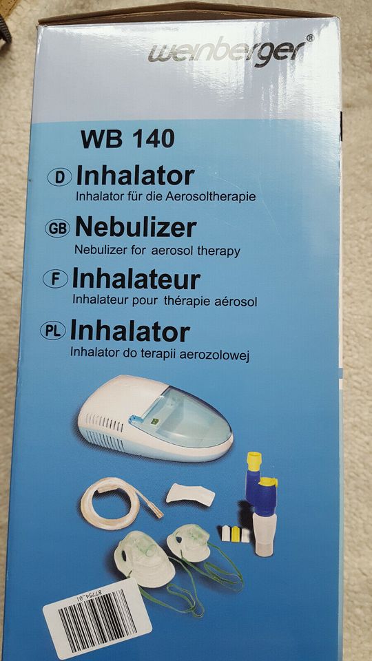 Inhalationsgerät Weinberger Inhaliergerät Inhalator in Bornhagen