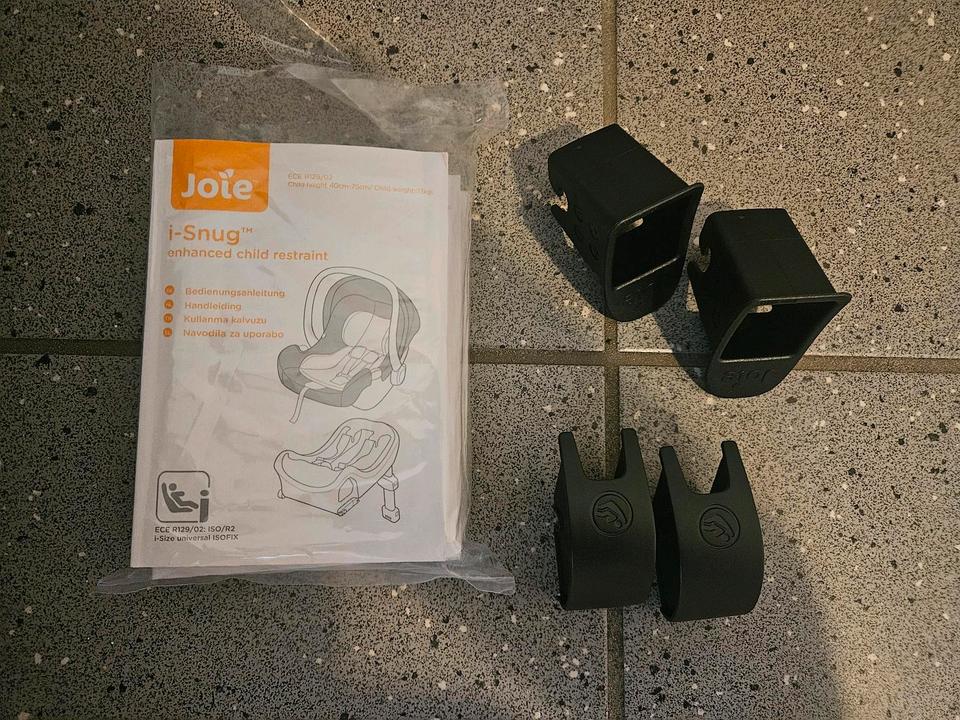 Joie i-Snug Babyschale Autositz & i-Base Advance Isofix Station in Kirchlengern