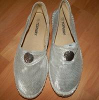 Silberne Espadrilles Gr.39 Nordrhein-Westfalen - Schloß Holte-Stukenbrock Vorschau