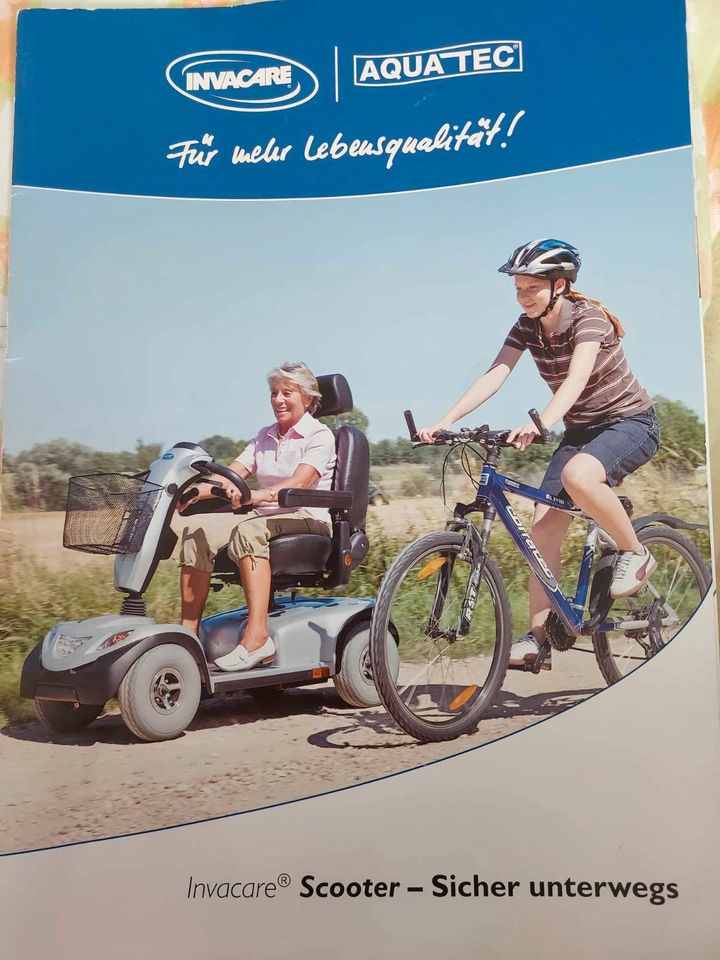 Scooter Invacare Orion - gut erhalten , wenig gefahren in Drebkau