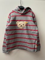 Steiff Hoodie Kapuzenpullover quietsch Teddy grau-rot Gr. 110 NEU Kreis Pinneberg - Holm Vorschau