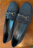 Halbschuhe, taubenblau, Wildleder, neu!! Damenschuhe Bayern - Tuntenhausen Vorschau