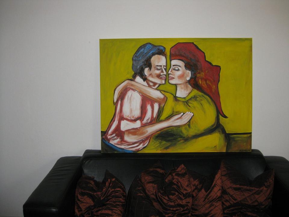 Bild 2012/19, Acryl auf Leinwand und Keilrahmen 120 x 90cm in Berlin
