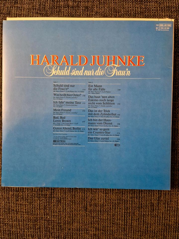 Harald Juhnke - Schuld sind nur die Frauen Comet Music 1982 in Offenbach