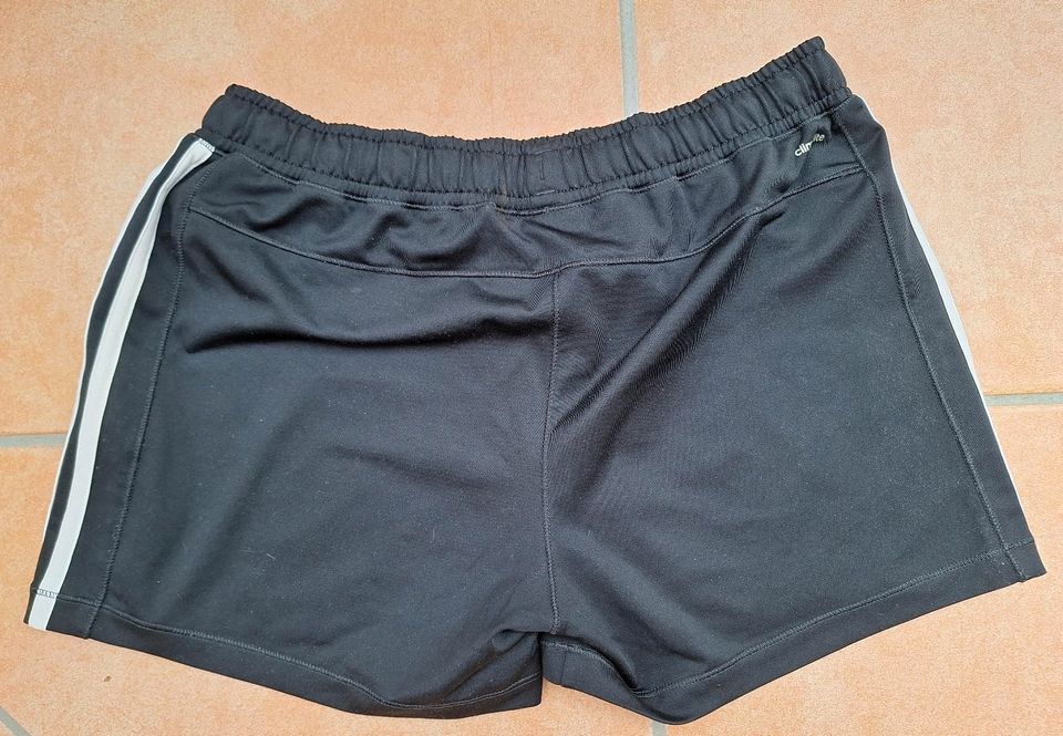 Adidas Shorts, kurze Hose, Gr. 170, Gr. S, schwarz in Aßling