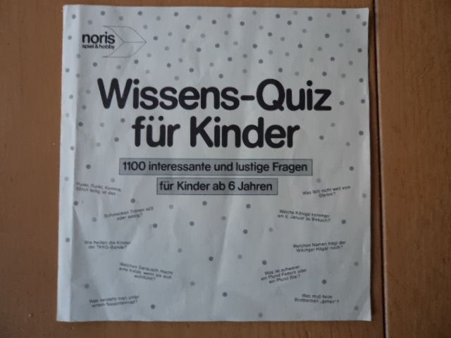 Noris Lernspiel Wissens-Quiz der 80 er Rarität in Feuchtwangen