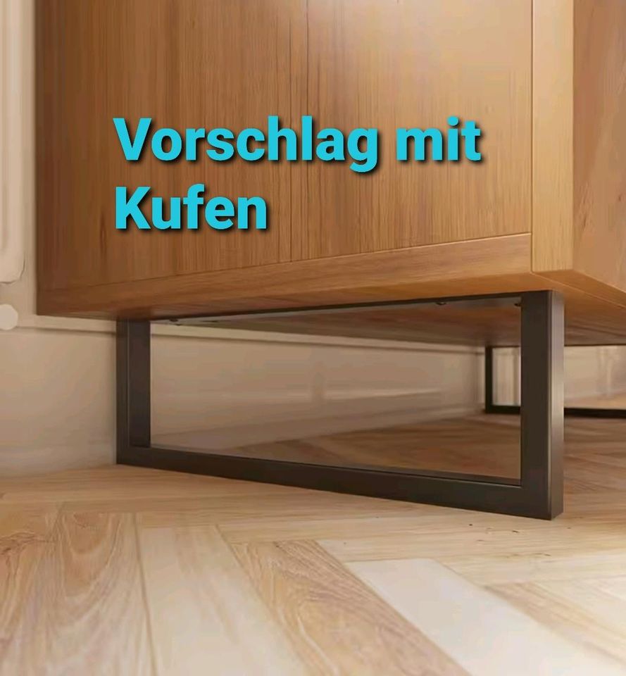 Tolles kultiges Sideboard Schrank DDR Einzelstück in Gotha