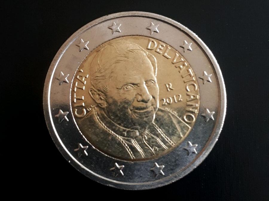 2 Euro " Vatikan Papst Benedikt" XVI (St) in Riesa