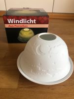 Windlicht aus Porzellan in Originalverpackung / Mond und Sterne Bayern - Aßling Vorschau