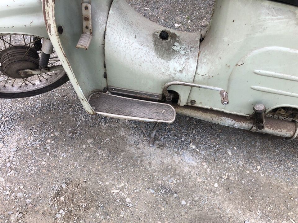 SIMSON Schwalbe KR 51/1 mit Handschaltung Bj. 1972 - Garagenfund in Merseburg