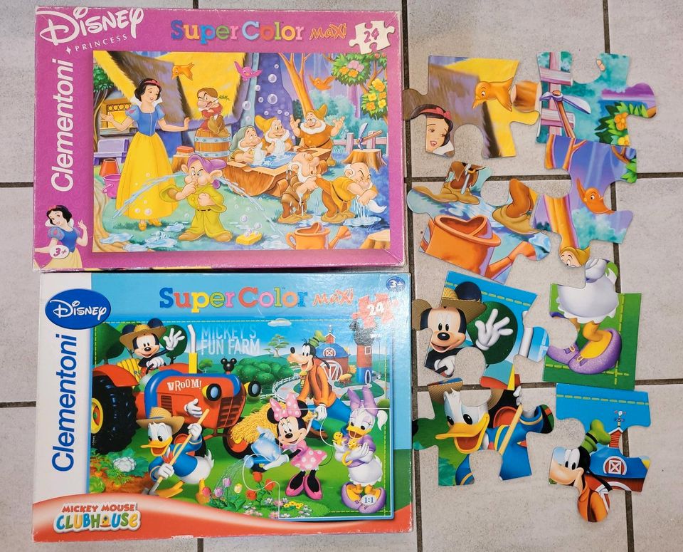 Clementoni Super Color Maxi Puzzle 24 Teile 3 Jahre Mickey Mouse in Fürth