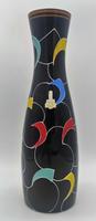 DDR Schwarzglas Vase - Karl Großmann KG - Hyalithglas Brandenburg - Milower Land Vorschau