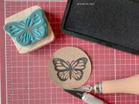 Stempel - Schmetterling Handmade Sachsen-Anhalt - Reuden b Zeitz Vorschau