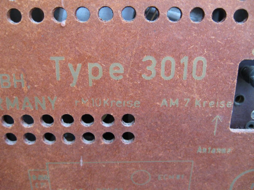 GRUNDIG 3010, Röhrenradio von 1963/64 in Südergellersen