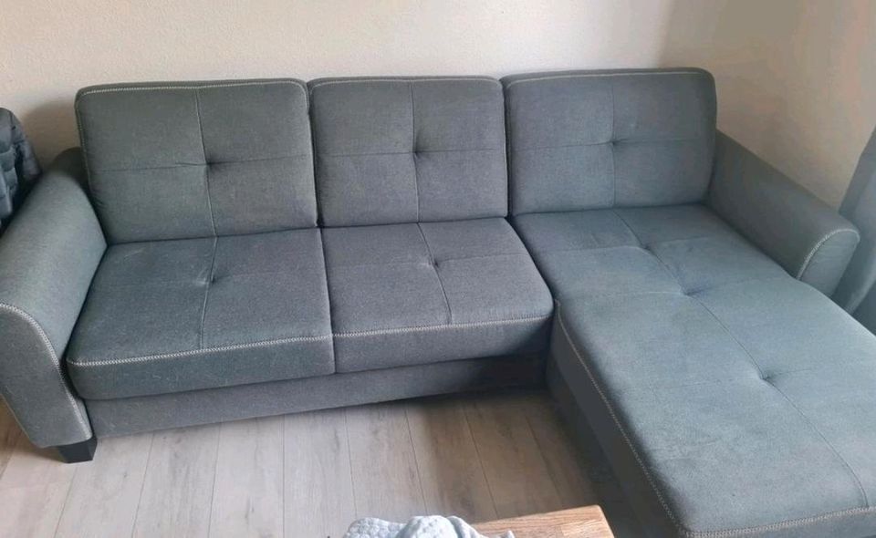L Couch Eckcouch Ottomane Schlaffunktion in Herzogenrath