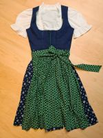 Dirndl mit Schürze und Bluse blau/grün Größe 38 Bayern - Stubenberg Vorschau