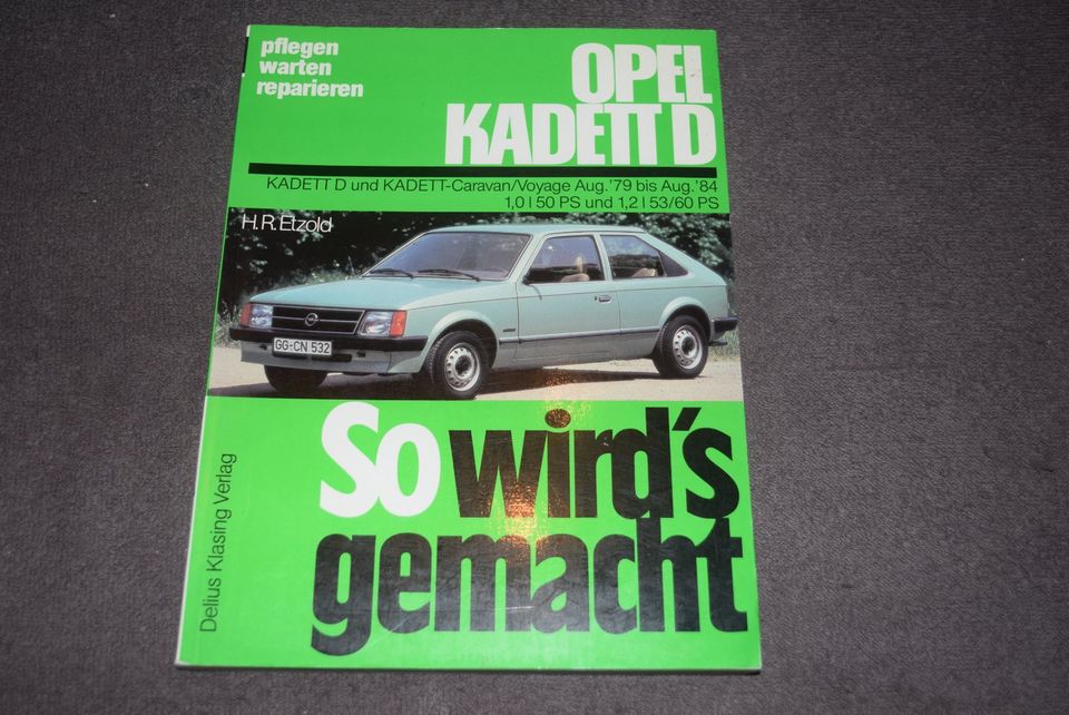 Reparaturanleitung Reparaturbuch Opel Kadett D neuwertig in Kaiserslautern