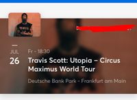 2x Stehplätze Travis Scott Konzert 26.07 München - Laim Vorschau