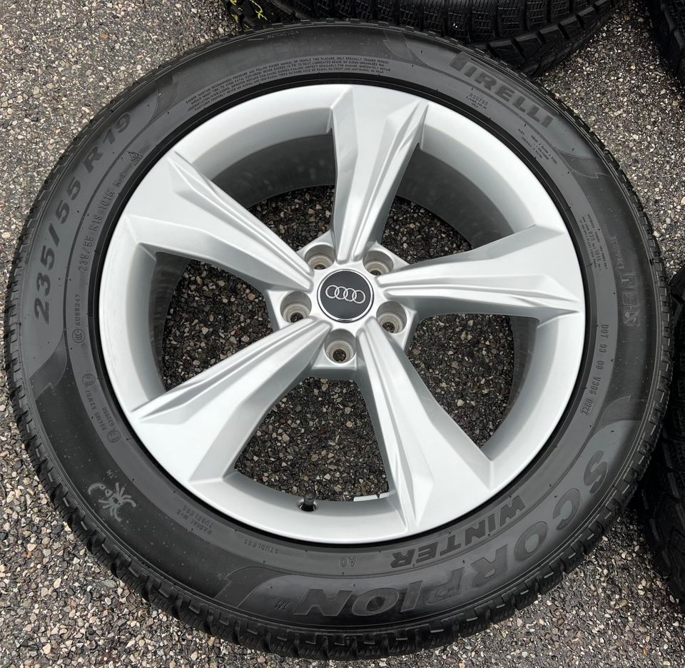 4 ORIGINAL 19" ALU WINTERRÄDER AUDI Q5 SQ5 FY 80A601025K #1CCL in Bad Tölz