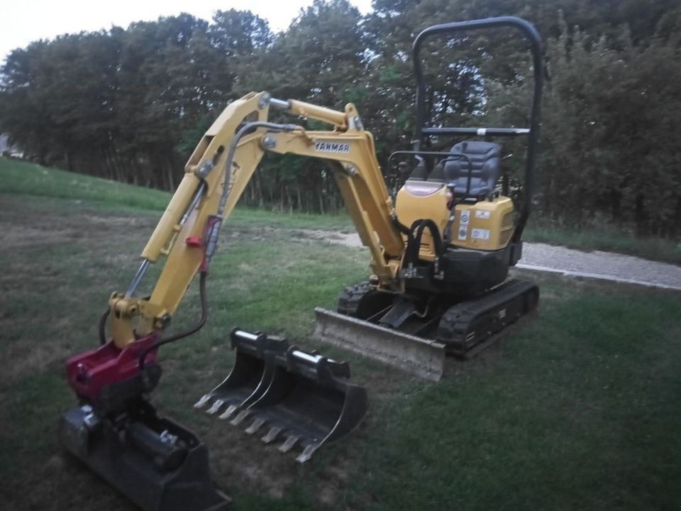 Minibagger Mieten / 1T - 2T Kubota Yanmar in Willich