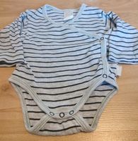 Baby Body Wickelbody grau 50/56 Hessen - Erzhausen Vorschau