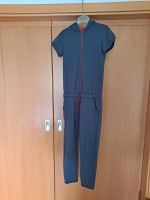 Jumpsuit m.Kapuze - dunkelgrau/pink - Gr. 160(158) - von benetton Bayern - Mintraching Vorschau