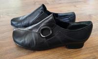 Gabor 7 40,5 Leder schwarz Halbschuh Slipper Brandenburg - Teltow Vorschau