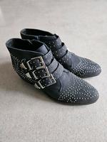 Tolle, blaue Nietenboots Kr. München - Oberhaching Vorschau