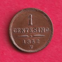 (A036k) Österreich Italien 1 Centesimo 1852 V Lombardei-Venetien Bayern - Lindau Vorschau