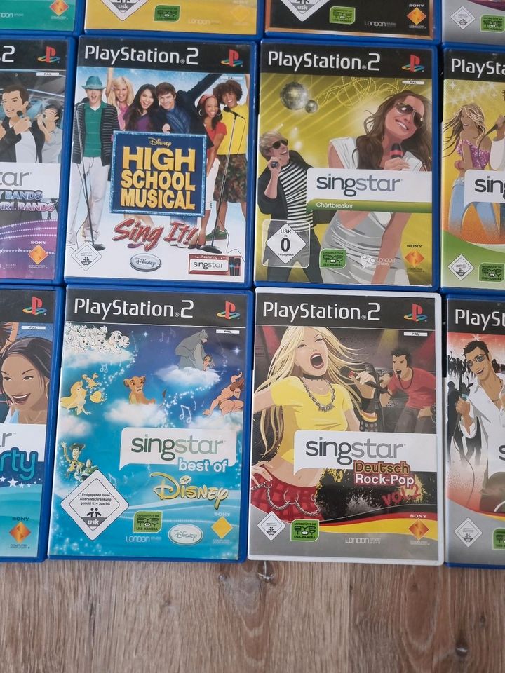 Playstation 2 Singstar Spiele PAKET in Siegburg