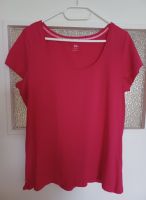 Shirt T-Shirt einfarbig rot Gr. XL H&M Brandenburg - Welzow Vorschau