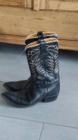 Leder Cowboystiefel Schwarz US Größe  9½D Baden-Württemberg - Mannheim Vorschau