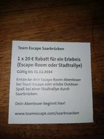 20€ Rabat auf Escape- room oder Stadtralley Saarland - Merzig Vorschau