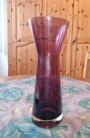dekorative Glasvase Vase Glas, lila, H. 30cm Baden-Württemberg - Weinheim Vorschau